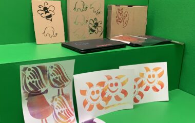 Udstilling af stencil-kunst