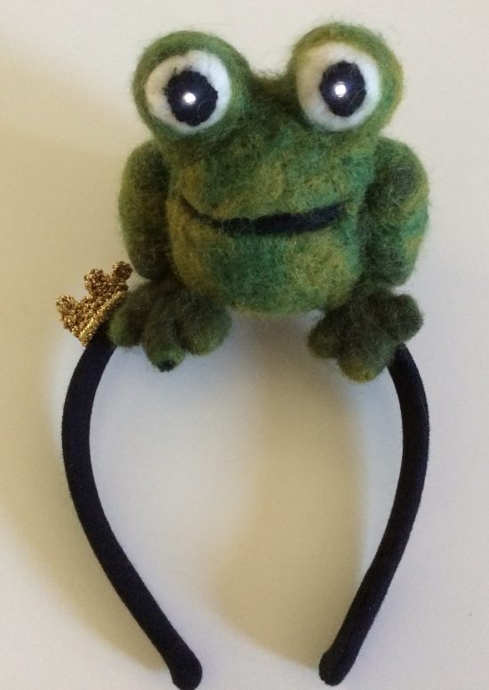 Billede af en filtet frø.