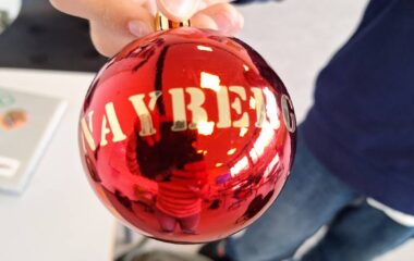 Folie på julekugle